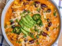 Chicken Enchilada Soup